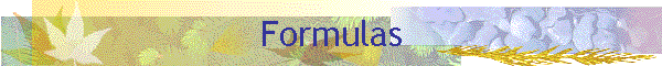 Formulas