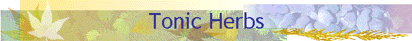 Tonic Herbs